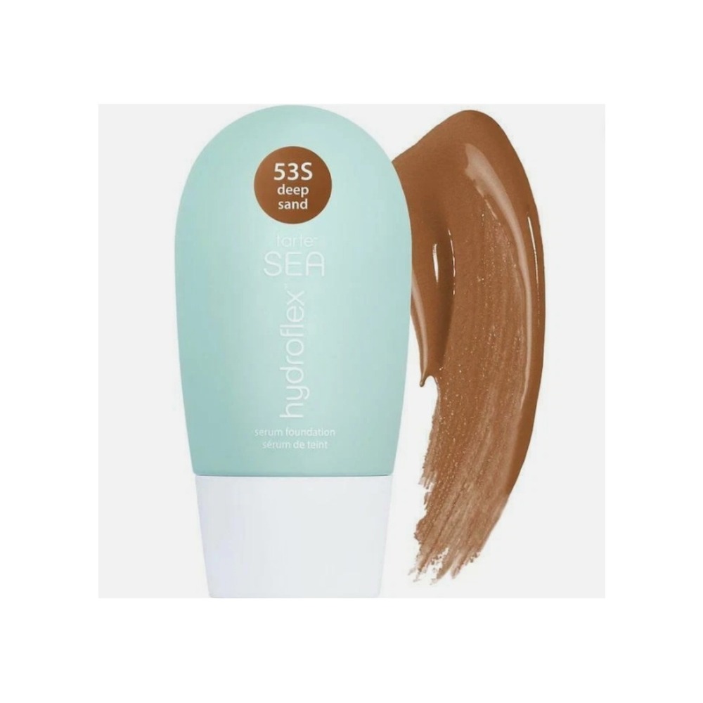 Tarte SEA Hydroflex Serum Foundation 53S Deep Sand Vegan Medium Coverage 0.33 oz